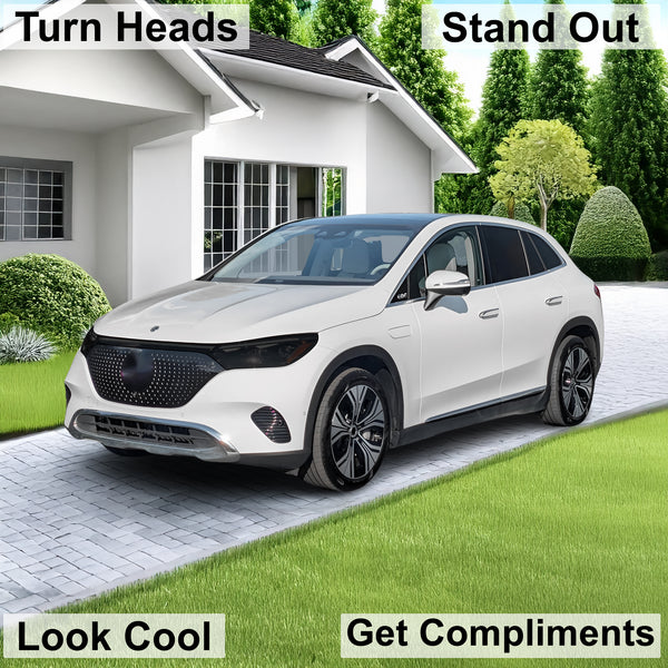 Fits Mercedes-Benz EQE SUV 2023-2026 Full Headlight Taillight Precut Smoked PPF Tint Kit Film Overlay