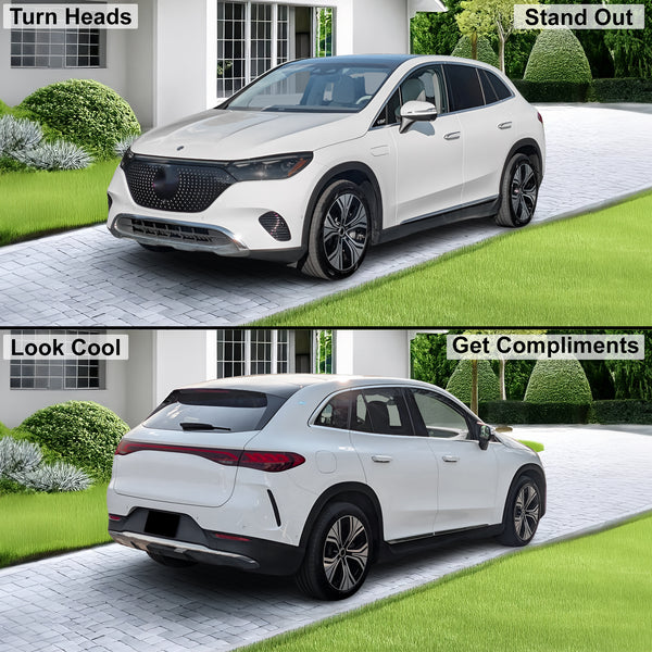 Fits Mercedes-Benz EQE SUV 2023-2026 Full Headlight Taillight Precut Smoked PPF Tint Kit Film Overlay