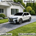 BMW iX 2022–2026 Dark Smoke Headlight & Taillight Tint Kit – Precut Vinyl Lens Overlays