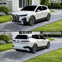 BMW iX 2022–2026 Dark Smoke Headlight & Taillight Tint Kit – Precut Vinyl Lens Overlays