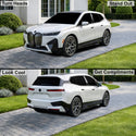 BMW iX 2022–2026 Dark Smoke Headlight & Taillight Tint Kit – Precut Vinyl Lens Overlays