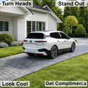 BMW iX 2022–2026 Dark Smoke Headlight & Taillight Tint Kit – Precut Vinyl Lens Overlays