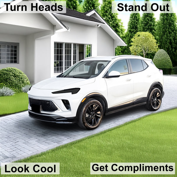 Fits Buick Encore GX 2024-2025 Full Headlight Taillight Precut Smoked PPF Tint Kit Film Overlay