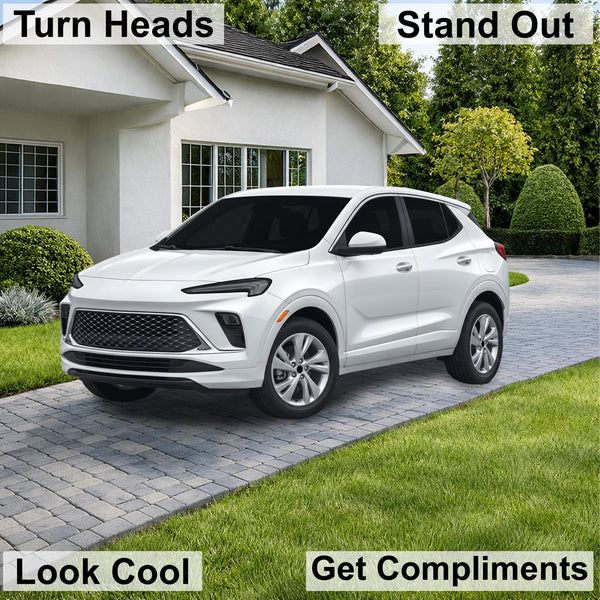 Buick Encore GX 2024–2026 Dark Smoke Headlight & Taillight Tint Kit – Precut Vinyl Lens Overlays