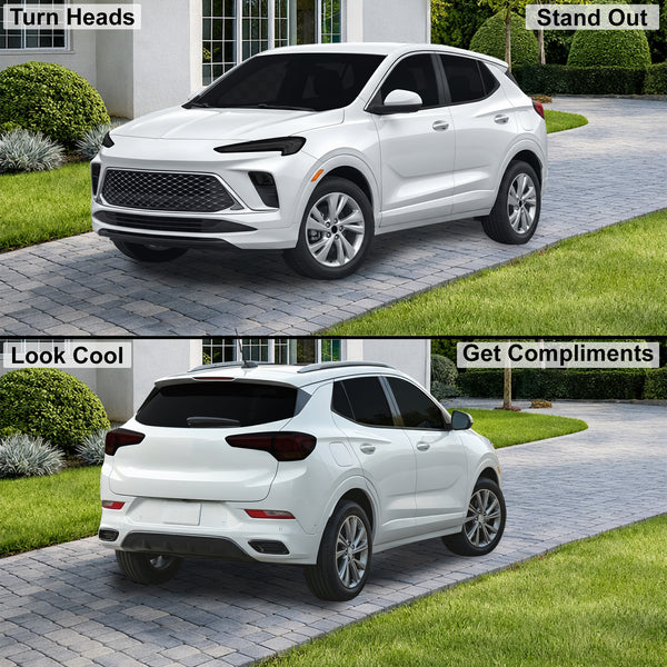 Buick Encore GX 2024–2026 Dark Smoke Headlight & Taillight Tint Kit – Precut Vinyl Lens Overlays