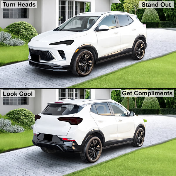 Fits Buick Encore GX 2024-2025 Full Headlight Taillight Precut Smoked PPF Tint Kit Film Overlay