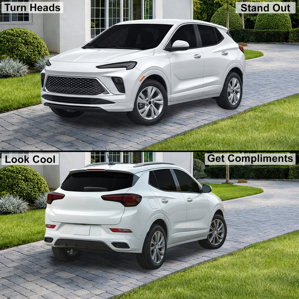 Buick Encore GX 2024–2026 Dark Smoke Headlight & Taillight Tint Kit – Precut Vinyl Lens Overlays