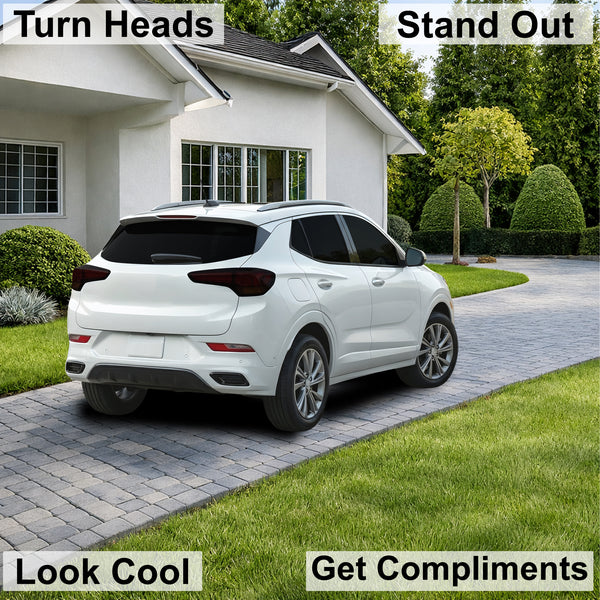 Buick Encore GX 2024–2026 Dark Smoke Headlight & Taillight Tint Kit – Precut Vinyl Lens Overlays