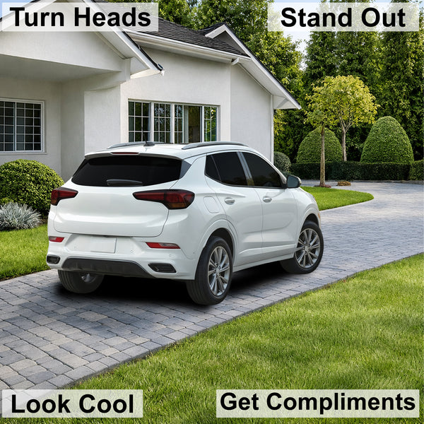 Buick Encore GX 2024–2026 Dark Smoke Headlight & Taillight Tint Kit – Precut Vinyl Lens Overlays