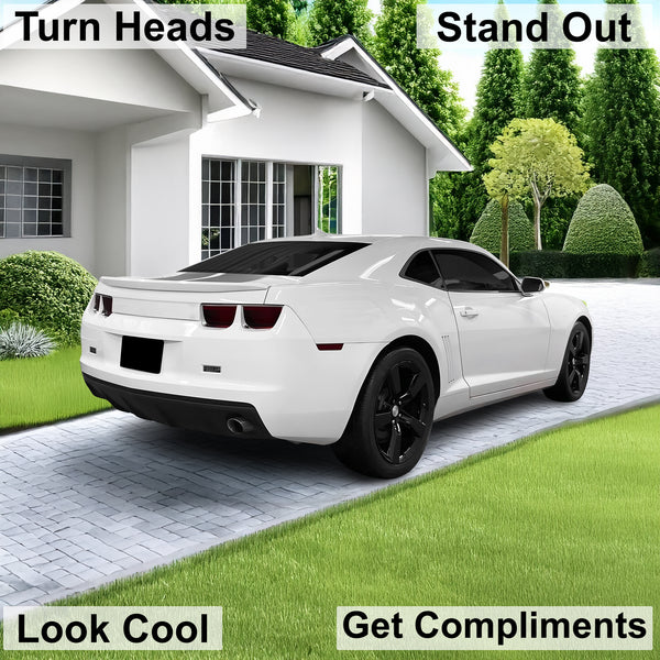 Tail Light Sidemarker Reflector Precut Smoke Tint Kit Overlay Film Fits Chevy Camaro 2010 - 2013 - Bogar Tech Designs