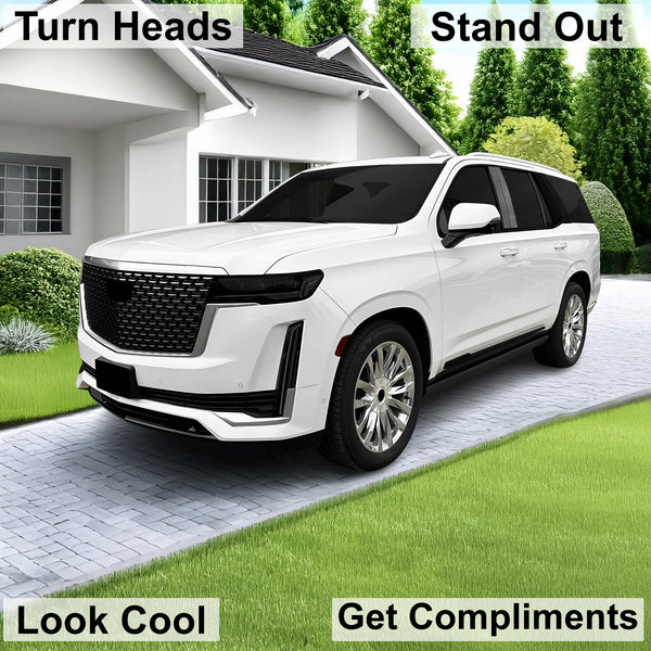Full Headlight Taillight Precut Smoked PPF Tint Kit Film Overlay Fits Cadillac Escalade 2021+