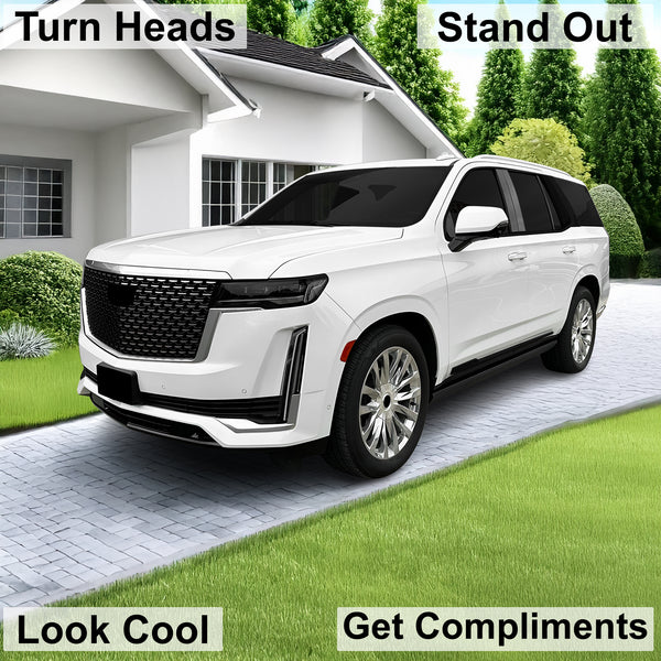 Full Headlight Taillight Precut Smoked PPF Tint Kit Film Overlay Fits Cadillac Escalade 2021+