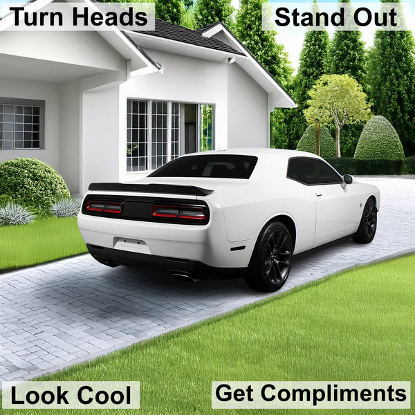 Tail Light Sidemarkers Reflector Precut Smoke Tint Film Kit Fits Dodge Challenger 2015 - 2024 - Bogar Tech Designs