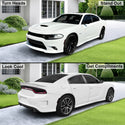 Dodge Charger Racetrack Tail Light Side Markers Headlight Precut Tint Kit Overlay Film 2015 - 2023 - Bogar Tech Designs