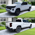 Full Headlight Taillight Precut Smoked PPF Tint Kit Film Overlay Fits Chevrolet Colorado 2023 - 2025 - Bogar Tech Designs