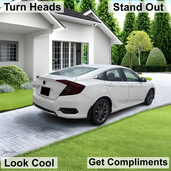 Full Headlight Taillight Precut Smoked PPF Tint Kit Film Overlay Fits Honda Civic 2016 - 2021 - Bogar Tech Designs