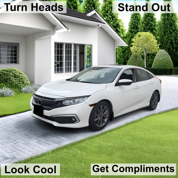 Fog Tail Light Reflector Sidemarker Smoke Tint Overlay Film Fits Civic Sedan 2016 - 2021 - Bogar Tech Designs