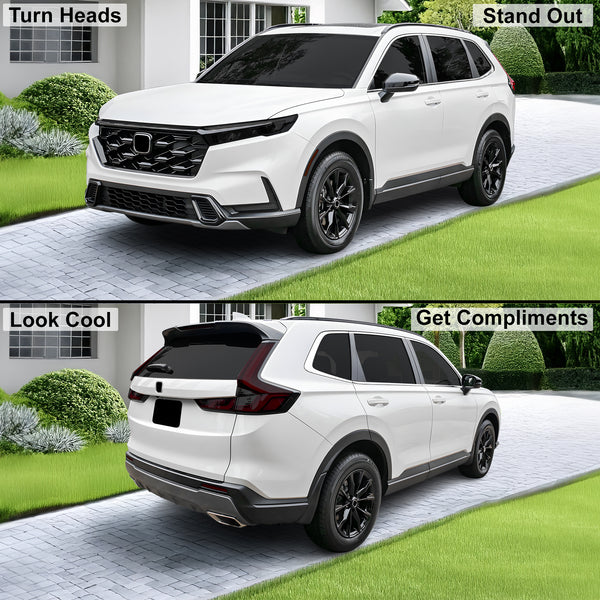 Full Headlight Taillight Precut Smoked PPF Tint Kit Film Overlay Fits Honda CR - V 2023 - 2025 - Bogar Tech Designs