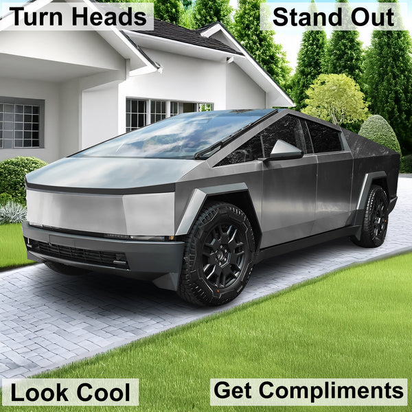 Full Headlight Taillight Precut Smoked PPF Tint Kit Film Overlay Fits Tesla Cybertruck - Bogar Tech Designs