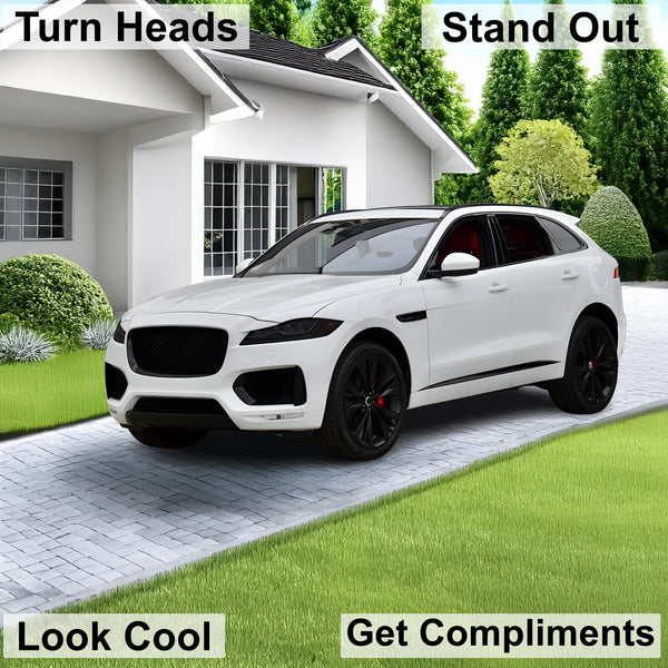 Full Headlight Taillight Precut Smoked PPF Tint Kit Film Overlay Fits Jaguar F-Pace 2017-2020