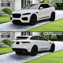 Full Headlight Taillight Precut Smoked PPF Tint Kit Film Overlay Fits Jaguar F-Pace 2017-2020