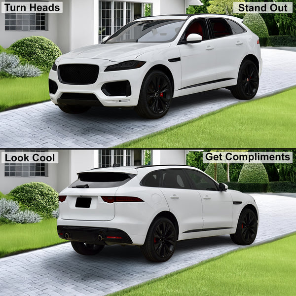 Full Headlight Taillight Precut Smoked PPF Tint Kit Film Overlay Fits Jaguar F-Pace 2017-2020