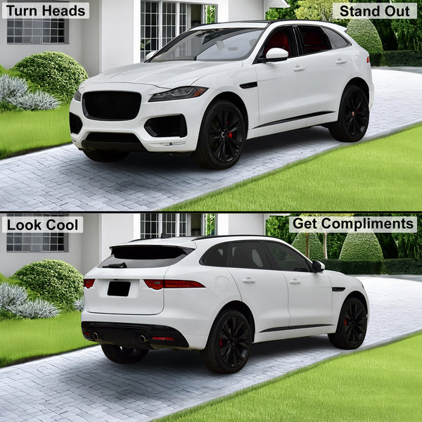 Full Headlight Taillight Precut Smoked PPF Tint Kit Film Overlay Fits Jaguar F-Pace 2017-2020