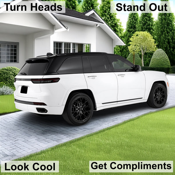 Headlight Taillight Precut Smoked PPF Tint Kit Film Overlay Fits Jeep Grand Cherokee 2022 - 2025 - Bogar Tech Designs