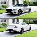 Fits Genesis G70 2022 - 2025 Full Headlight Taillight Precut Smoked PPF Tint Kit Film Overlay - Bogar Tech Designs