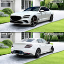 Fits Genesis G70 2022 - 2025 Full Headlight Taillight Precut Smoked PPF Tint Kit Film Overlay - Bogar Tech Designs
