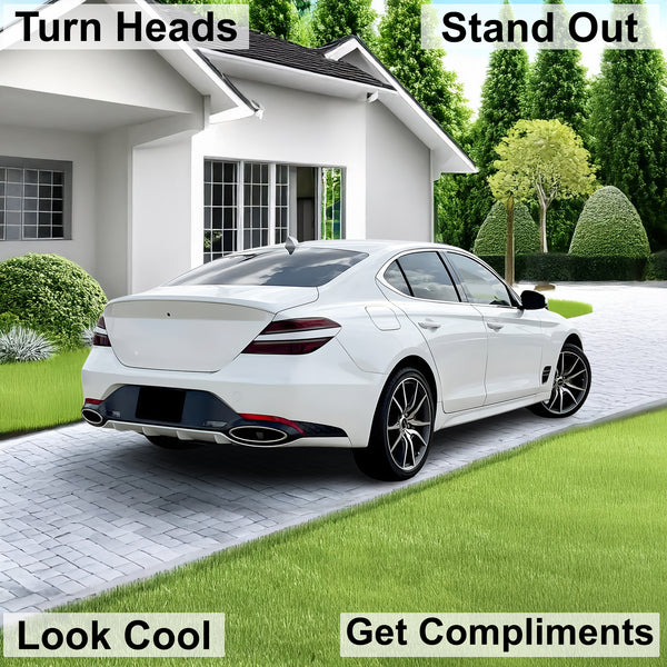 Fits Genesis G70 2022 - 2025 Full Headlight Taillight Precut Smoked PPF Tint Kit Film Overlay - Bogar Tech Designs