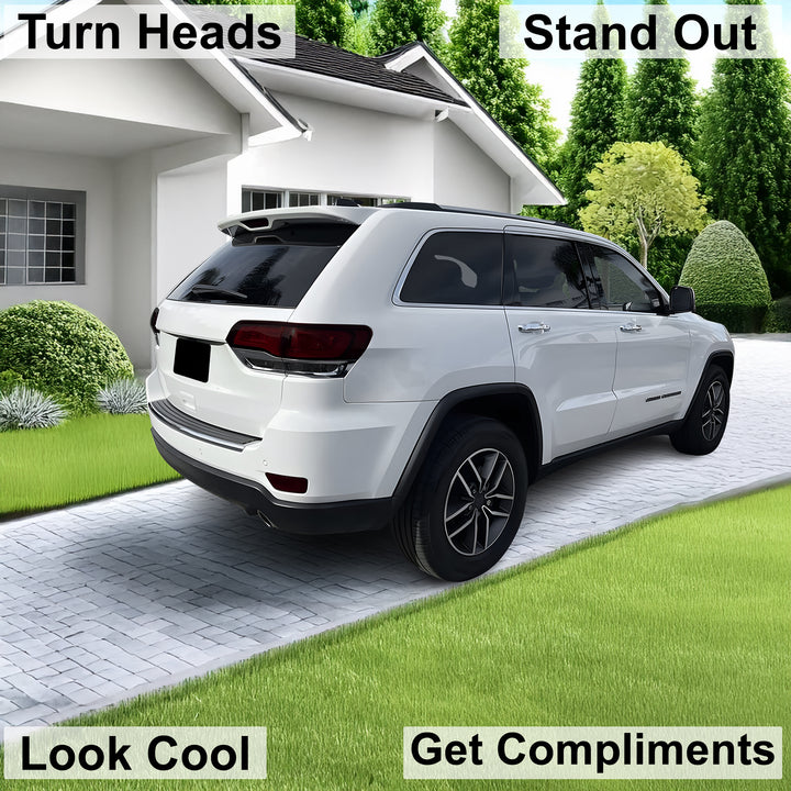Tinted Taillight Third Brake Rear Bumper Reflector Light Overlay Tint Film Fits Jeep Grand Cherokee 2014 - 2021 - Bogar Tech Designs