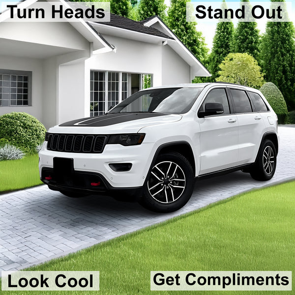 Tinted Taillight Third Brake Rear Bumper Reflector Light Overlay Tint Film Fits Jeep Grand Cherokee 2014 - 2021 - Bogar Tech Designs