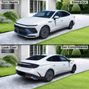 Fits Hyundai Sonata 2024 - 2025 Full Headlight Taillight Precut Smoked PPF Tint Kit Film Overlay - Bogar Tech Designs