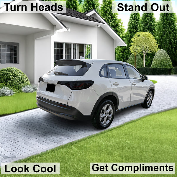 Full Headlight Taillight Precut Smoked PPF Tint Kit Film Overlay Fits Honda HR - V 2023 - 2025 - Bogar Tech Designs