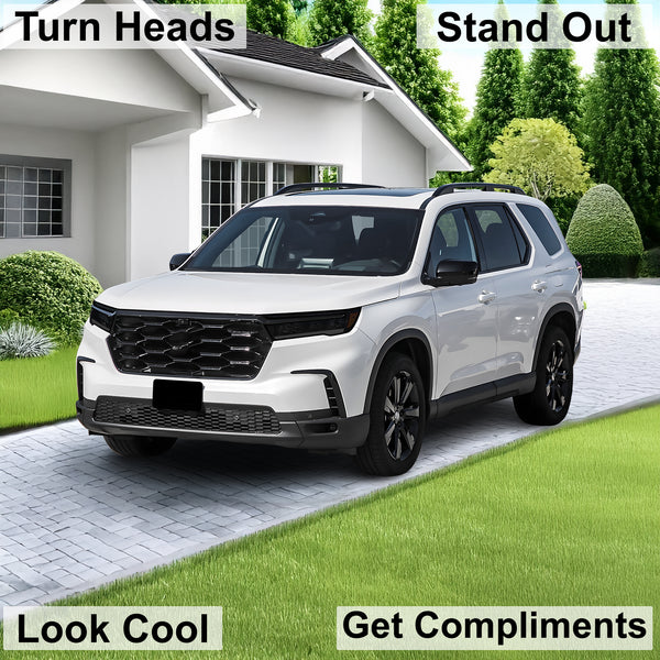 Full Headlight Taillight Precut Smoked PPF Tint Kit Film Overlay Fits Honda Pilot 2023 - 2025 - Bogar Tech Designs