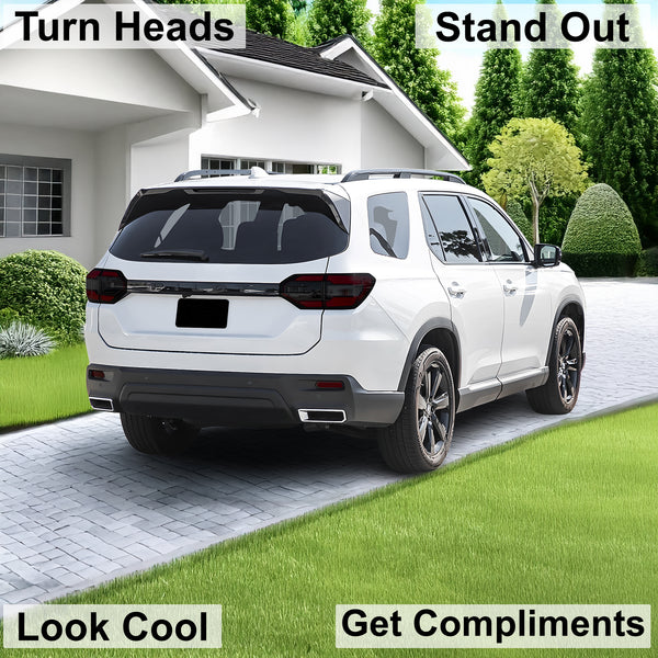 Full Headlight Taillight Precut Smoked PPF Tint Kit Film Overlay Fits Honda Pilot 2023 - 2025 - Bogar Tech Designs