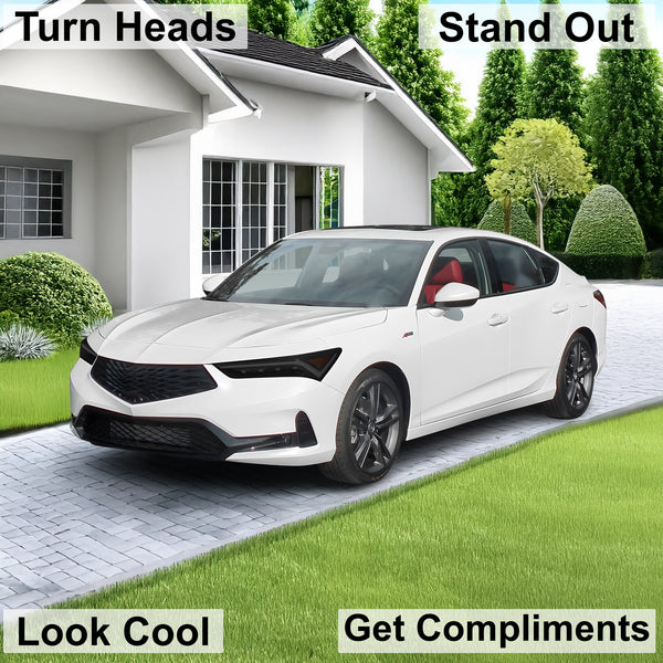 Full Headlight Taillight Precut Smoked PPF Tint Kit Film Overlay Fits Acura Integra 2023 - 2025 - Bogar Tech Designs