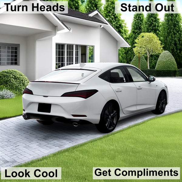 Full Headlight Taillight Precut Smoked PPF Tint Kit Film Overlay Fits Acura Integra 2023 - 2025 - Bogar Tech Designs