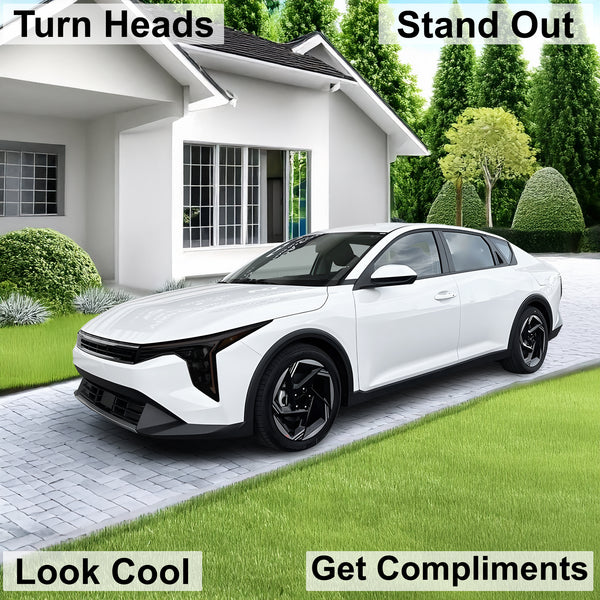 Fits KIA K4 2025+ Full Headlight Taillight Precut Smoked PPF Tint Kit Film Overlay 2025-2026