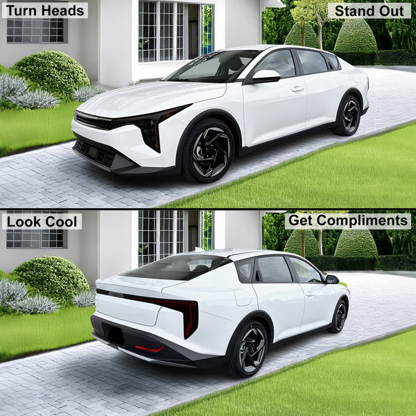 Fits KIA K4 2025+ Full Headlight Taillight Precut Smoked PPF Tint Kit Film Overlay 2025-2026