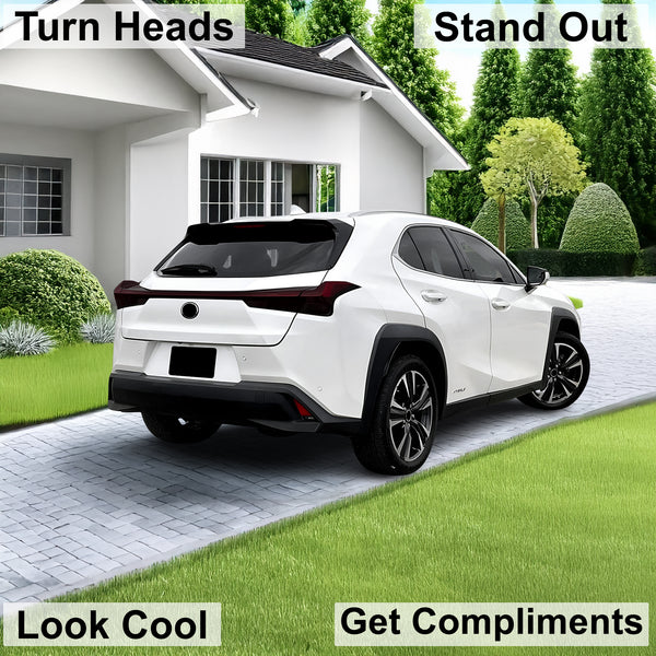 Full Headlight Taillight Precut Smoked PPF Tint Kit Film Overlay Fits Lexus UX 2019 - 2025 - Bogar Tech Designs