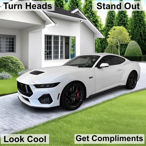 Full Headlight Taillight Precut Smoked PPF Tint Kit Film Overlay Fits Ford Mustang 2024 - 2025 - Bogar Tech Designs