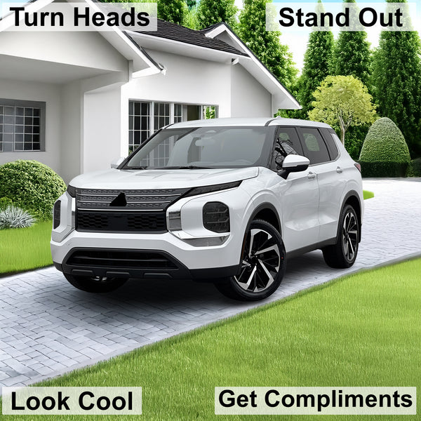 Full Headlight Taillight Precut Smoked PPF Tint Kit Film Overlay Fits Mitsubishi Outlander 2022 - 2025 - Bogar Tech Designs