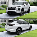 Full Headlight Taillight Precut Smoked PPF Tint Kit Film Overlay Fits Mitsubishi Outlander 2022 - 2025 - Bogar Tech Designs
