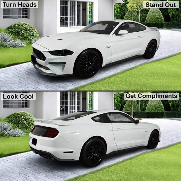 Complete Headlight Taillight Precut Tint Overlay Film Fits Ford Mustang 2018 - 2023 - Bogar Tech Designs