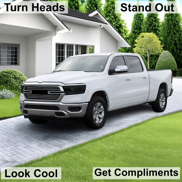Complete Full Headlight Taillight Precut Overlay Tint Kit with Tools Fits Dodge Ram 2019 - 2024 - Bogar Tech Designs