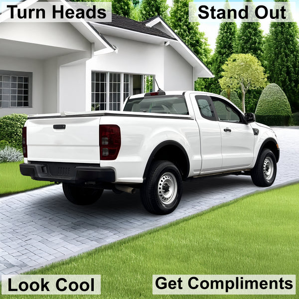Full Headlight Taillight Precut Smoked PPF Tint Kit Film Overlay Fits Ford Ranger 2019 - 2023 - Bogar Tech Designs