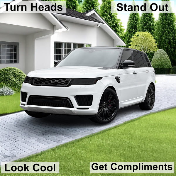 Full Headlight Taillight Precut Smoked PPF Tint Kit Film Overlay Fits Range Rover Sport 2014 - 2022 - Bogar Tech Designs