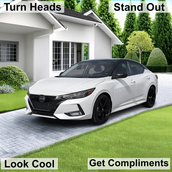 Full Headlight Taillight Precut Smoked PPF Tint Kit Overlay Film Fits Nissan Sentra 2020 - 2025 - Bogar Tech Designs